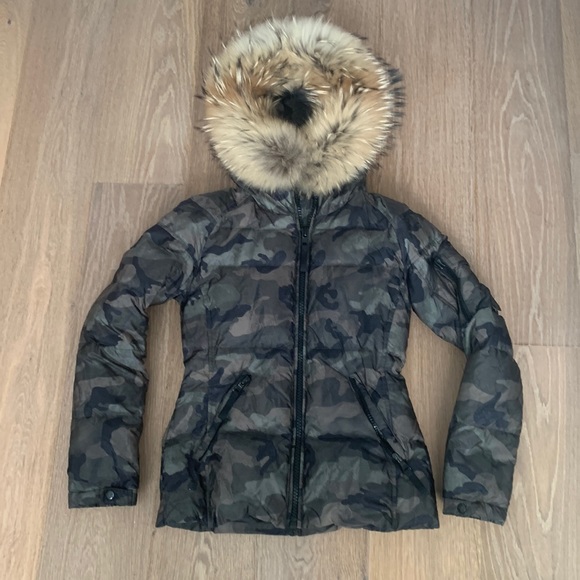 SAM. Blake Down camo puffer jacket XS - Picture 1 of 5